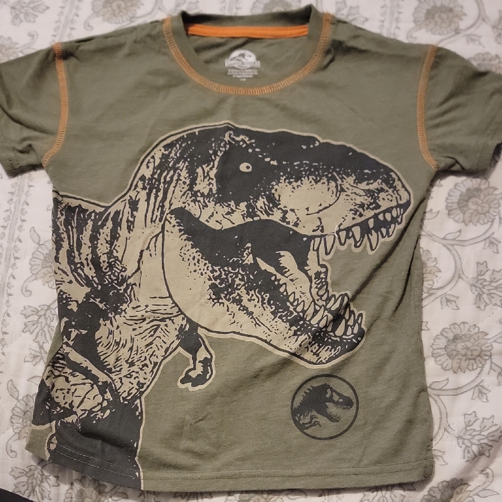 Dinosaur Graphic Kids T-Shirt - Green